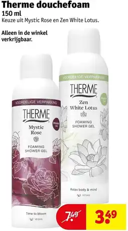Kruidvat Therme douchefoam aanbieding