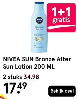 Etos NIVEA SUN Bronze After Sun Lotion aanbieding