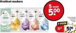 Kruidvat Kruidvat maskers aanbieding