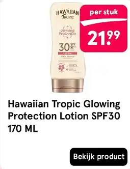 Etos Hawaiian Tropic Glowing Protection Lotion SPF30 aanbieding