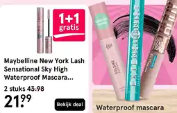 Etos Maybelline New York Lash Sensational Sky High Waterproof Mascara aanbieding