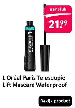 Etos L'Oréal Paris Telescopic Lift Mascara Waterproof aanbieding