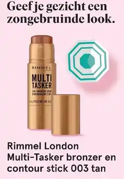 Etos Rimmel London Multi-Tasker bronzer en contour stick 003 tan aanbieding