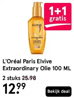 Etos L'Oréal Paris Elvive Extraordinary Olie aanbieding