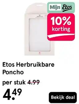 Etos Etos Herbruikbare Poncho aanbieding