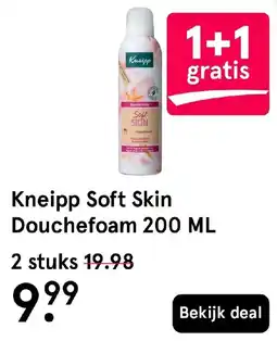 Etos Kneipp Soft Skin Douchefoam aanbieding