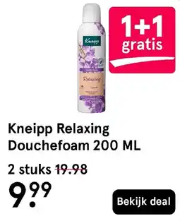 Etos Kneipp Relaxing Douchefoam aanbieding