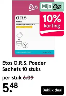 Etos Etos O.R.S. Poeder aanbieding
