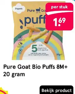 Etos Pure Goat Bio Puffs 8M+ aanbieding