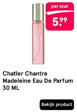 Etos Chatler Chantre Madeleine Eau De Parfum aanbieding