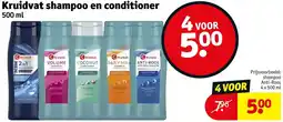 Kruidvat Kruidvat shampoo en conditioner aanbieding