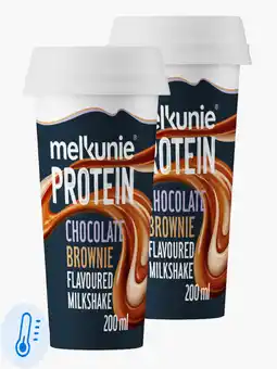 Flink Melkunie Protein milkshake chocolate brownie 200ml 2x aanbieding