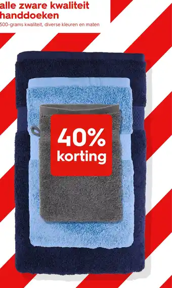 HEMA alle zware kwaliteit handdoeken aanbieding