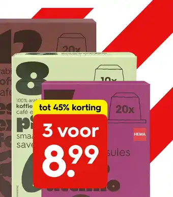 HEMA HEMA koffie capsules aanbieding