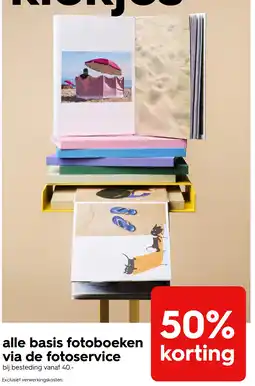 HEMA Alle basis fotoboeken via de fotoservice aanbieding