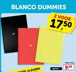 Boekenvoordeel BLANCO DUMMIES A4 aanbieding