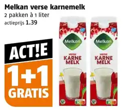 Poiesz Melkan verse karnemelk aanbieding