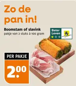 Poiesz Boomstam of slavink aanbieding