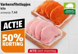 Poiesz Varkensfiletlapjes aanbieding