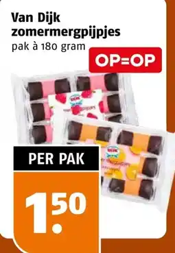 Poiesz Van Dijk zommermergpijpjes aanbieding