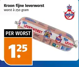 Poiesz Kroon fijne leverworst aanbieding