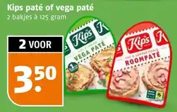 Poiesz Kips paté of vega paté aanbieding