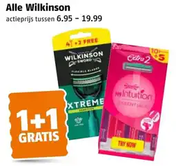 Poiesz Alle Wilkinson aanbieding