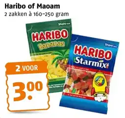 Poiesz Haribo of Maoam aanbieding
