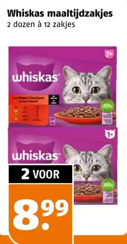 Poiesz Whiskas maaltijdzakjes aanbieding