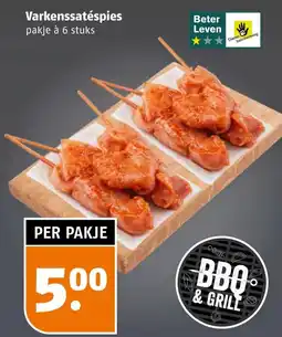 Poiesz Varkenssatéspies aanbieding