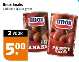 Poiesz Unox knaks aanbieding