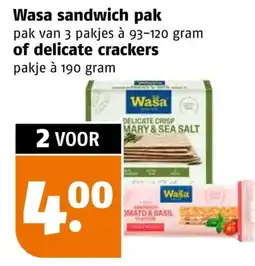 Poiesz Wasa sandwich pak aanbieding