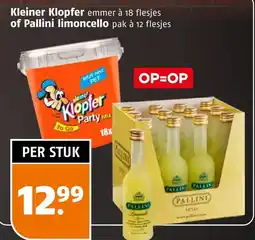 Poiesz Kleiner Klopfers of Pallini limoncello aanbieding