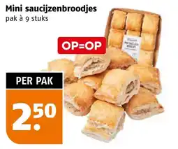 Poiesz Mini saucijzenbroodjes aanbieding