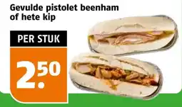 Poiesz Gevulde pistolet beenham of hete kip aanbieding
