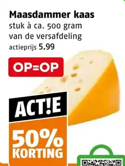 Poiesz Maasdammer kaas aanbieding
