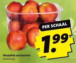 Boni verpakte nectarines aanbieding
