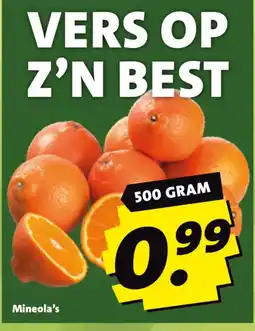 Boni Mineola's oranges aanbieding