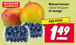 Nettorama Blauwe bessen of mango aanbieding