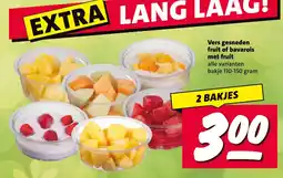Nettorama Vers gesneden fruit of bavarois met fruit aanbieding