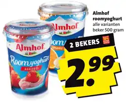 Boni Almhof roomyoghurt aanbieding