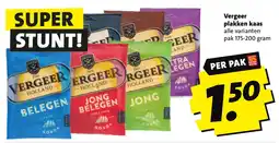 Boni Vergeer plakken kaas aanbieding