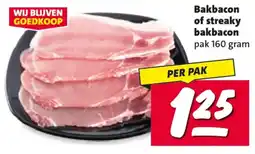Nettorama Bakbacon of streaky bakbacon aanbieding