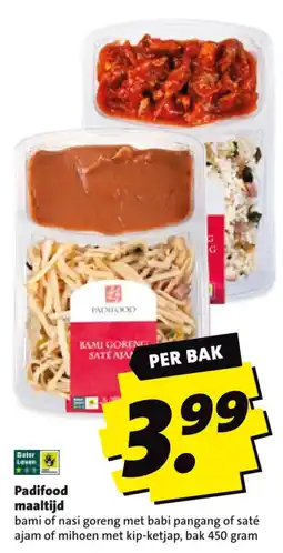 Boni Padifood maaltijd aanbieding