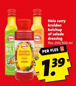 Boni Hela curry kruiden ketchup of salade dressing aanbieding