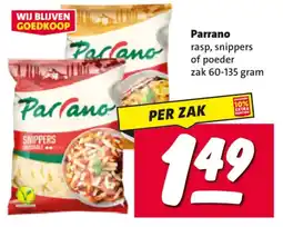 Nettorama Parrano rasp, snippers of poeder aanbieding
