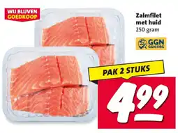 Nettorama Zalmfilet met huid aanbieding