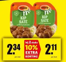 Boni mora kip saté aanbieding