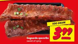 Nettorama Gegaarde spareribs aanbieding