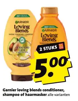 Boni Garnier loving blends conditioner, shampoo of haarmasker aanbieding